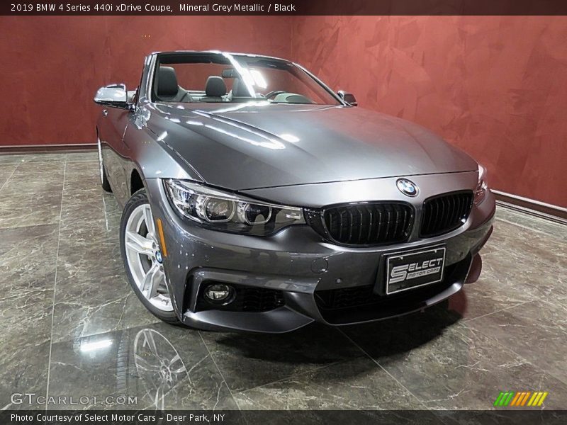 Mineral Grey Metallic / Black 2019 BMW 4 Series 440i xDrive Coupe