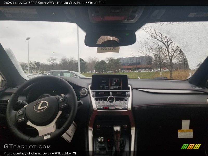 Dashboard of 2020 NX 300 F Sport AWD