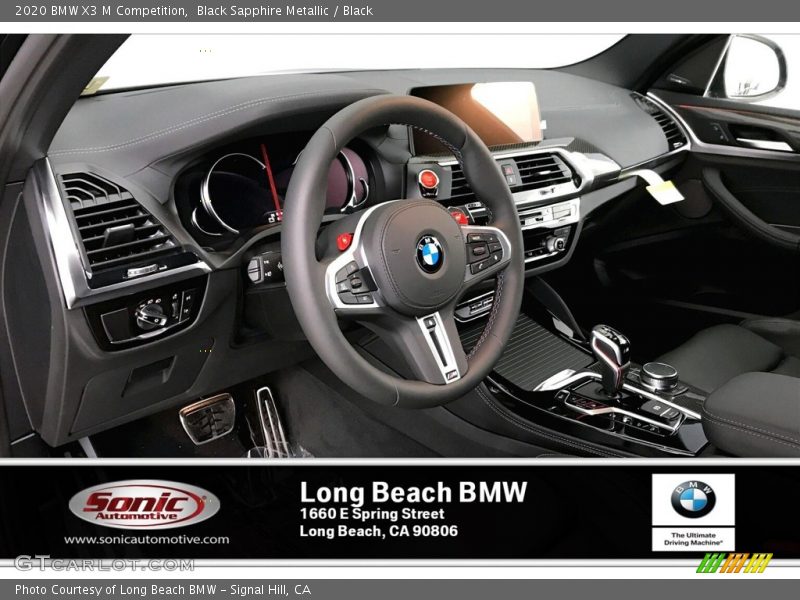 Black Sapphire Metallic / Black 2020 BMW X3 M Competition