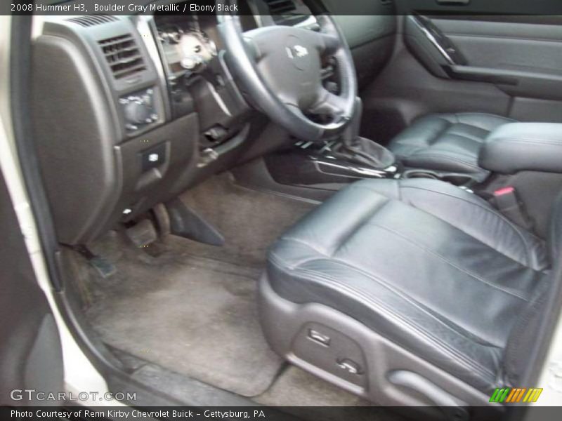 Boulder Gray Metallic / Ebony Black 2008 Hummer H3