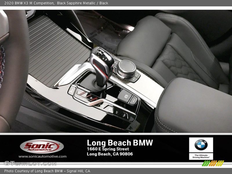 Black Sapphire Metallic / Black 2020 BMW X3 M Competition