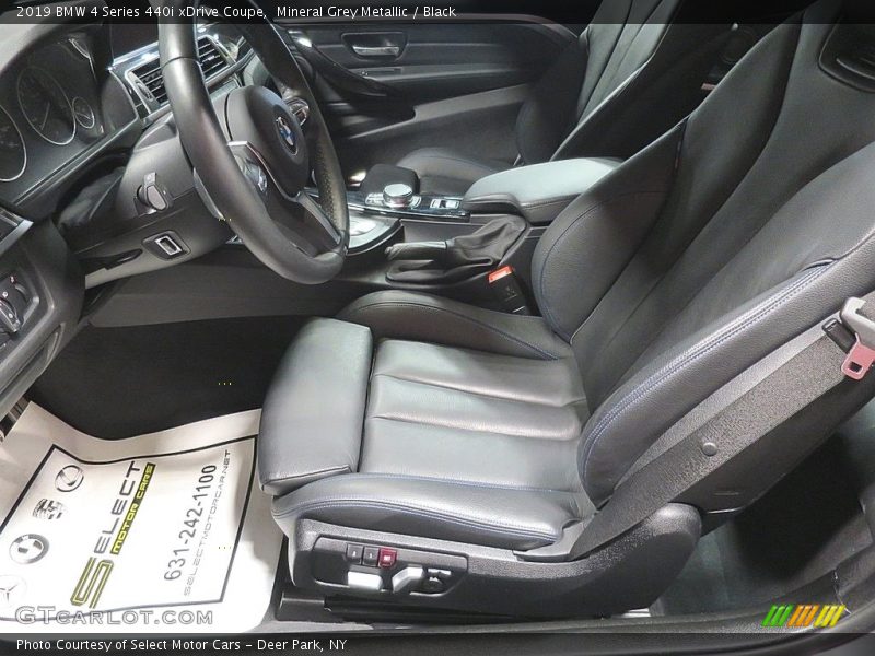 Mineral Grey Metallic / Black 2019 BMW 4 Series 440i xDrive Coupe