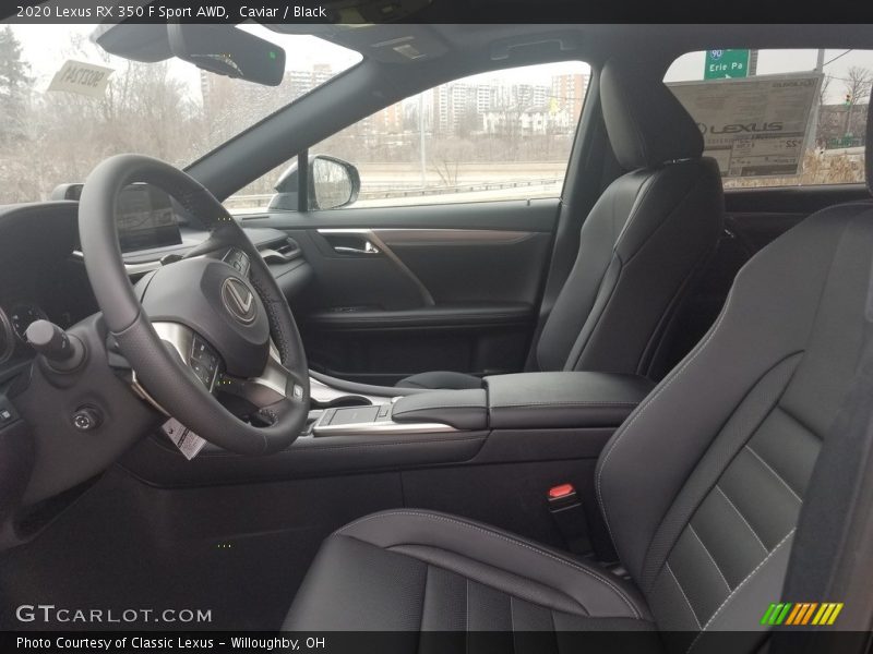 Front Seat of 2020 RX 350 F Sport AWD