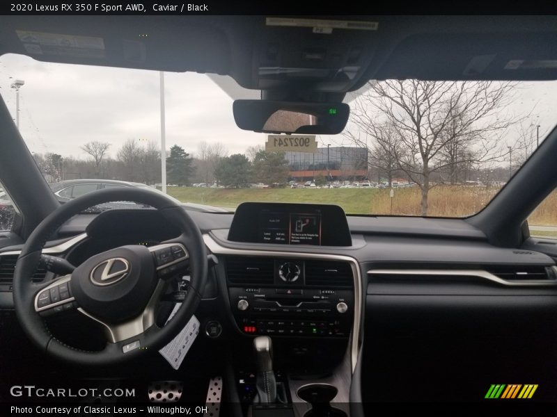 Caviar / Black 2020 Lexus RX 350 F Sport AWD
