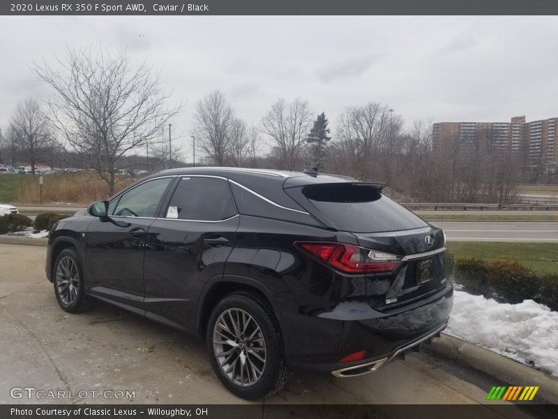 Caviar / Black 2020 Lexus RX 350 F Sport AWD