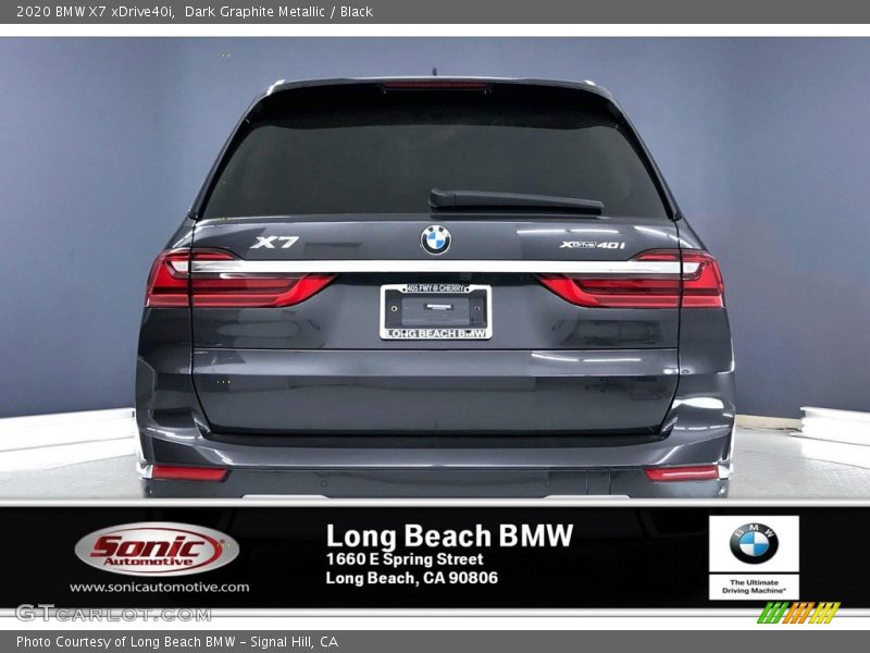 Dark Graphite Metallic / Black 2020 BMW X7 xDrive40i