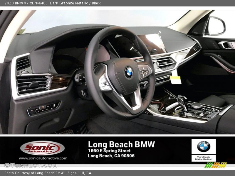 Dark Graphite Metallic / Black 2020 BMW X7 xDrive40i