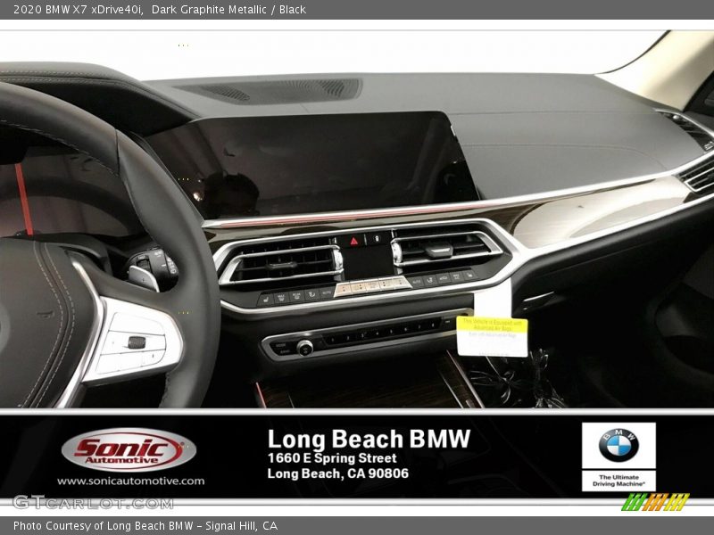 Dark Graphite Metallic / Black 2020 BMW X7 xDrive40i