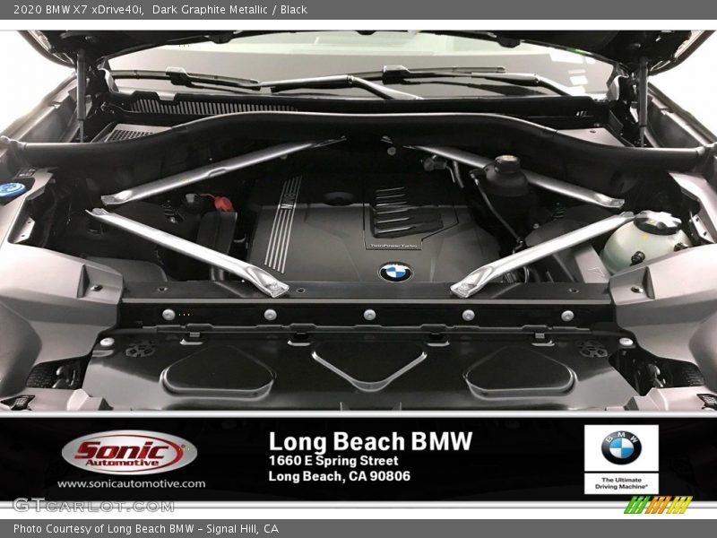 Dark Graphite Metallic / Black 2020 BMW X7 xDrive40i