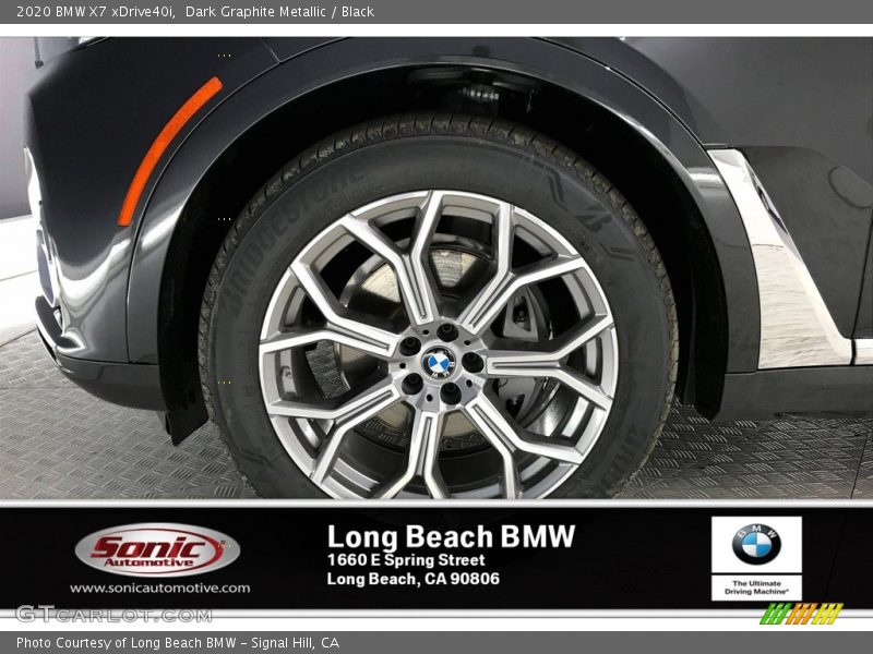 Dark Graphite Metallic / Black 2020 BMW X7 xDrive40i
