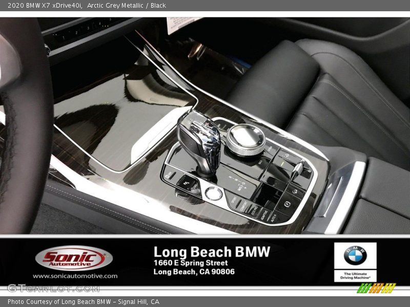 Arctic Grey Metallic / Black 2020 BMW X7 xDrive40i