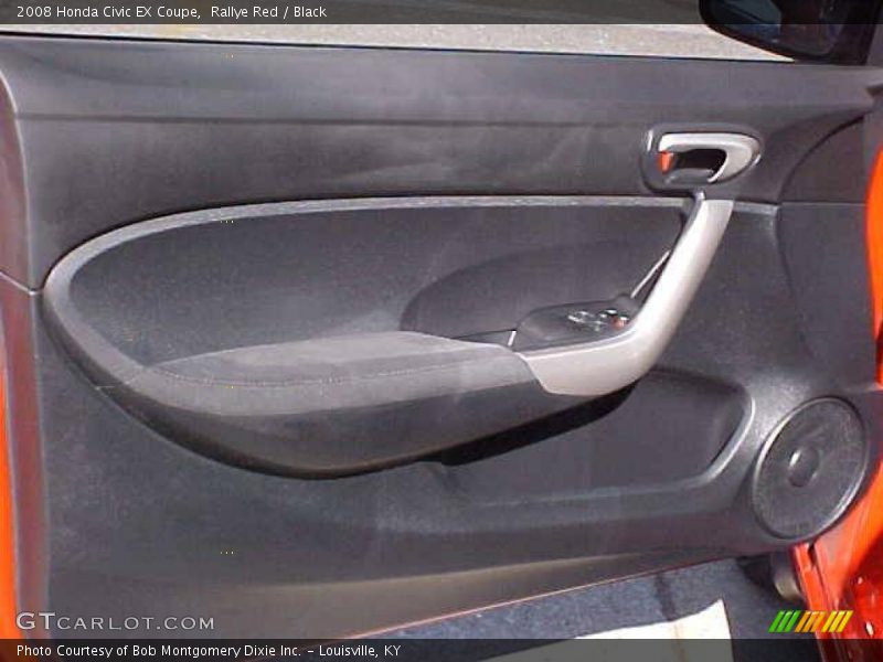 Rallye Red / Black 2008 Honda Civic EX Coupe