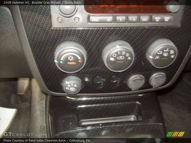 Boulder Gray Metallic / Ebony Black 2008 Hummer H3