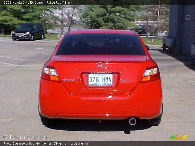 Rallye Red / Black 2008 Honda Civic EX Coupe
