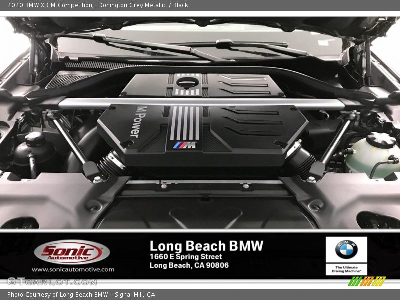Donington Grey Metallic / Black 2020 BMW X3 M Competition