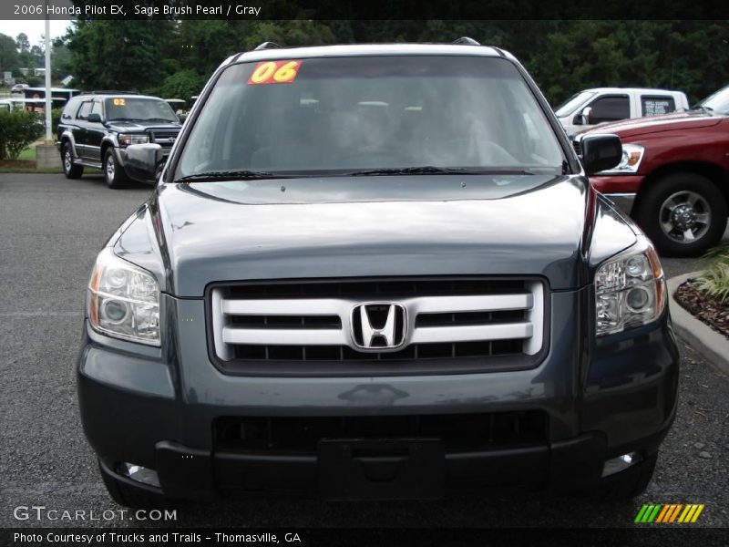 Sage Brush Pearl / Gray 2006 Honda Pilot EX