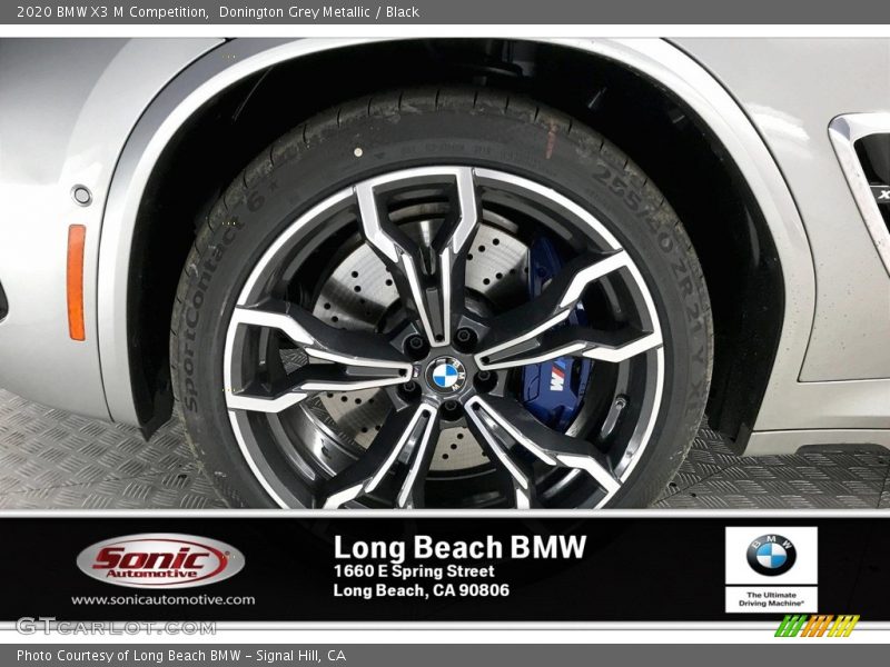 Donington Grey Metallic / Black 2020 BMW X3 M Competition