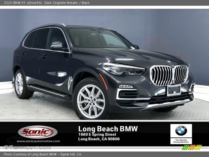 Dark Graphite Metallic / Black 2020 BMW X5 xDrive40i