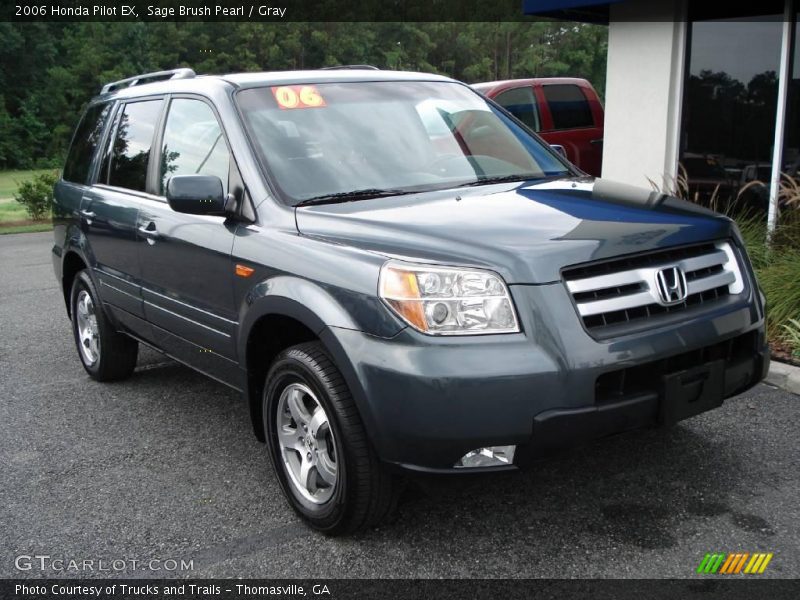 Sage Brush Pearl / Gray 2006 Honda Pilot EX