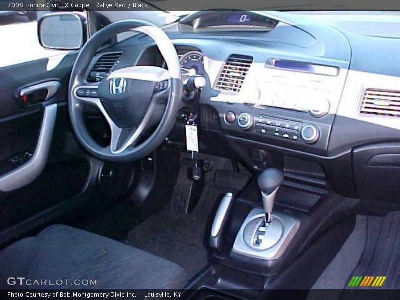 Rallye Red / Black 2008 Honda Civic EX Coupe