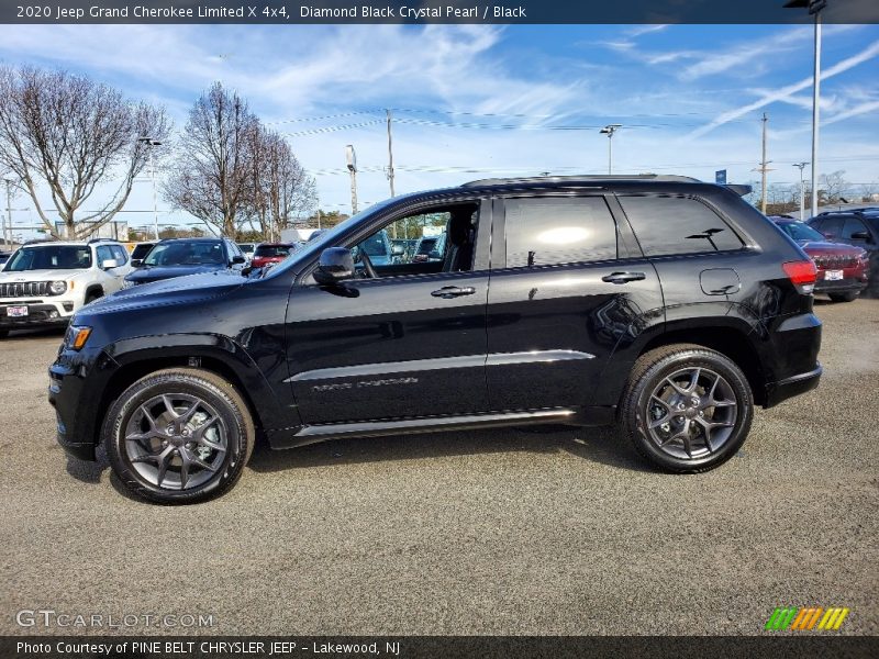 Diamond Black Crystal Pearl / Black 2020 Jeep Grand Cherokee Limited X 4x4