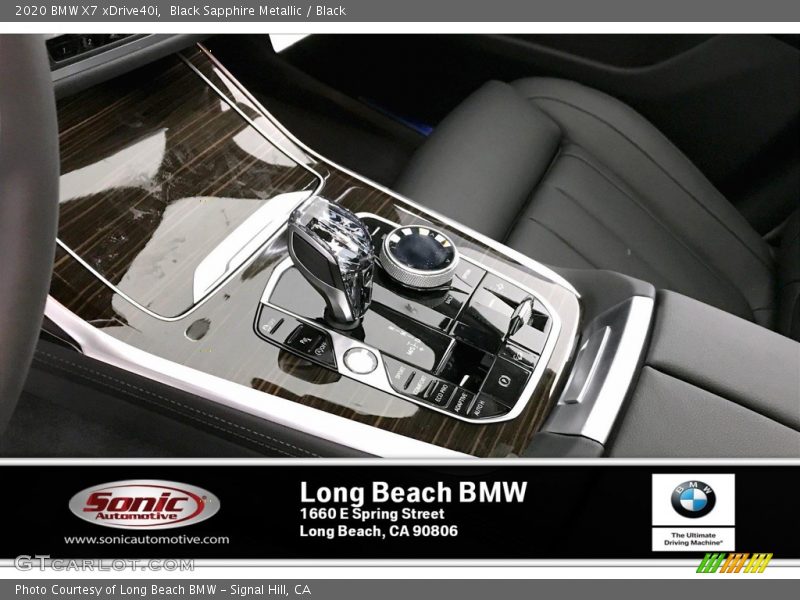 Black Sapphire Metallic / Black 2020 BMW X7 xDrive40i