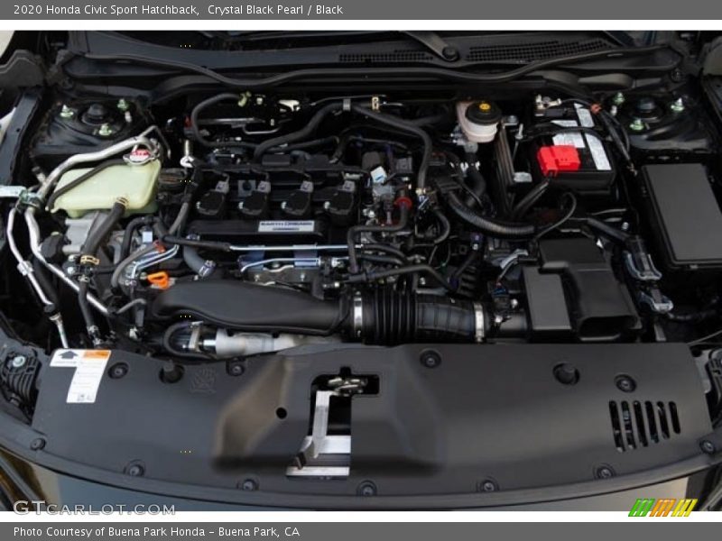 Crystal Black Pearl / Black 2020 Honda Civic Sport Hatchback