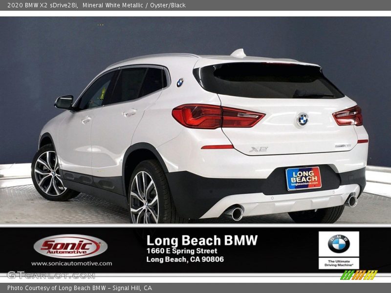 Mineral White Metallic / Oyster/Black 2020 BMW X2 sDrive28i