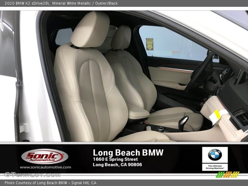 Mineral White Metallic / Oyster/Black 2020 BMW X2 sDrive28i