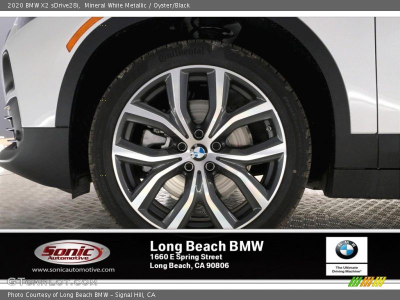 Mineral White Metallic / Oyster/Black 2020 BMW X2 sDrive28i