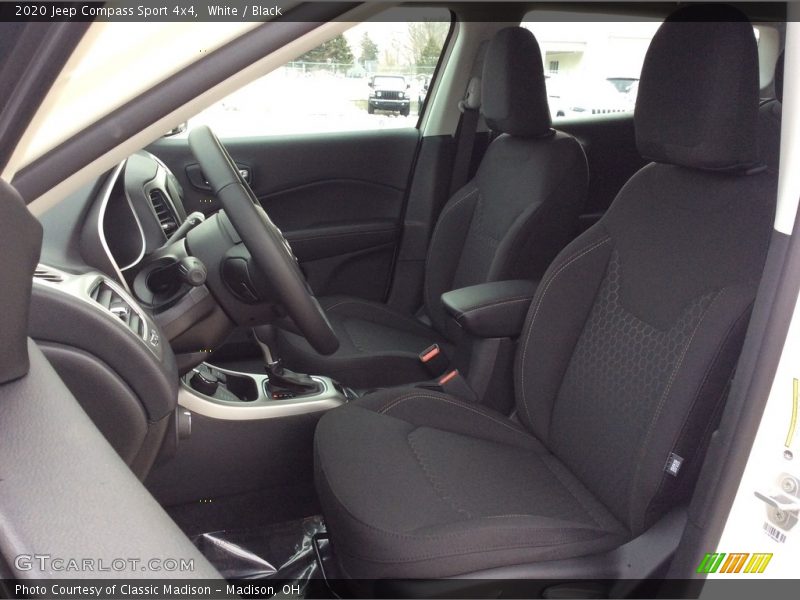 White / Black 2020 Jeep Compass Sport 4x4