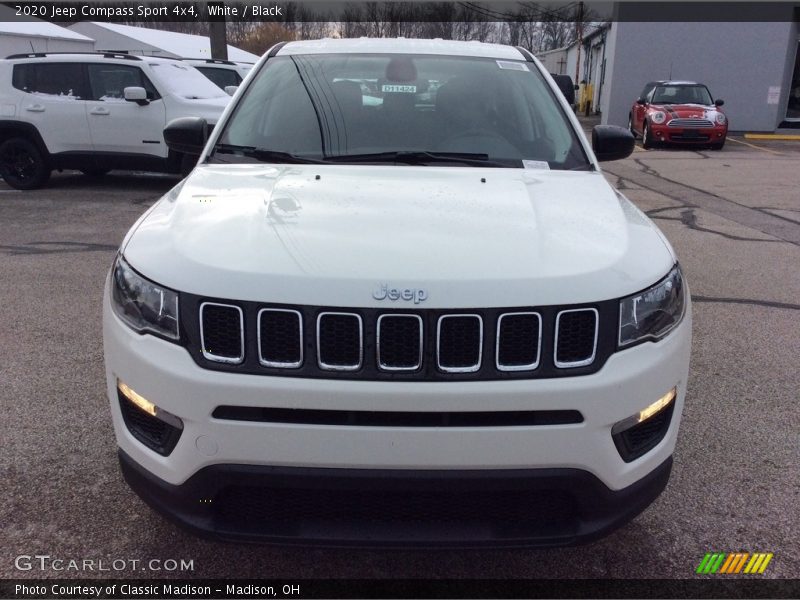 White / Black 2020 Jeep Compass Sport 4x4