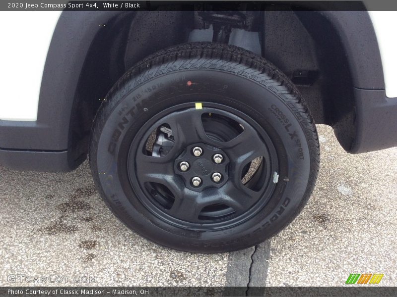 White / Black 2020 Jeep Compass Sport 4x4