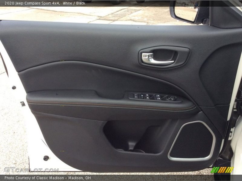 White / Black 2020 Jeep Compass Sport 4x4