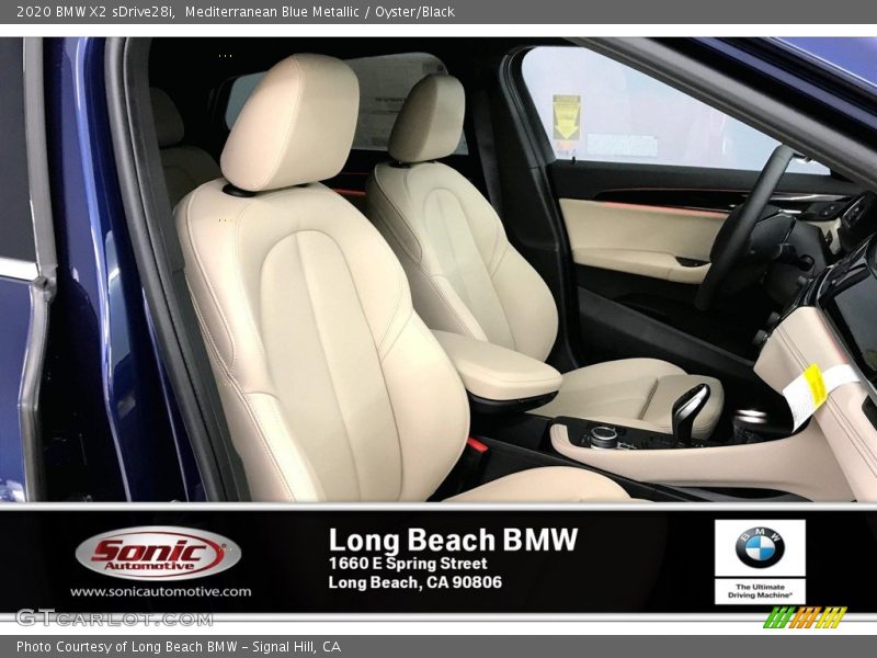 Mediterranean Blue Metallic / Oyster/Black 2020 BMW X2 sDrive28i