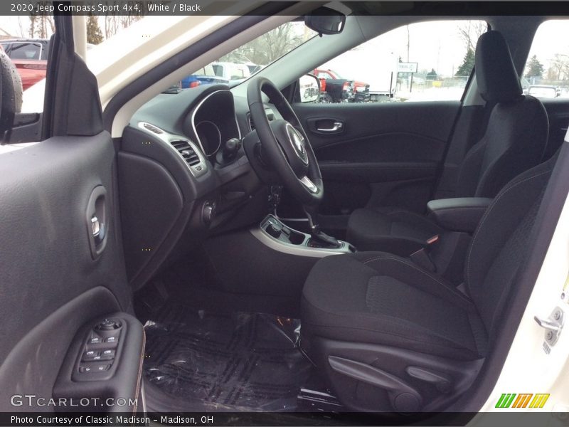 White / Black 2020 Jeep Compass Sport 4x4