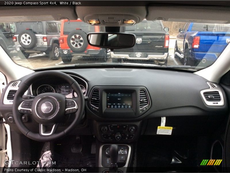 White / Black 2020 Jeep Compass Sport 4x4