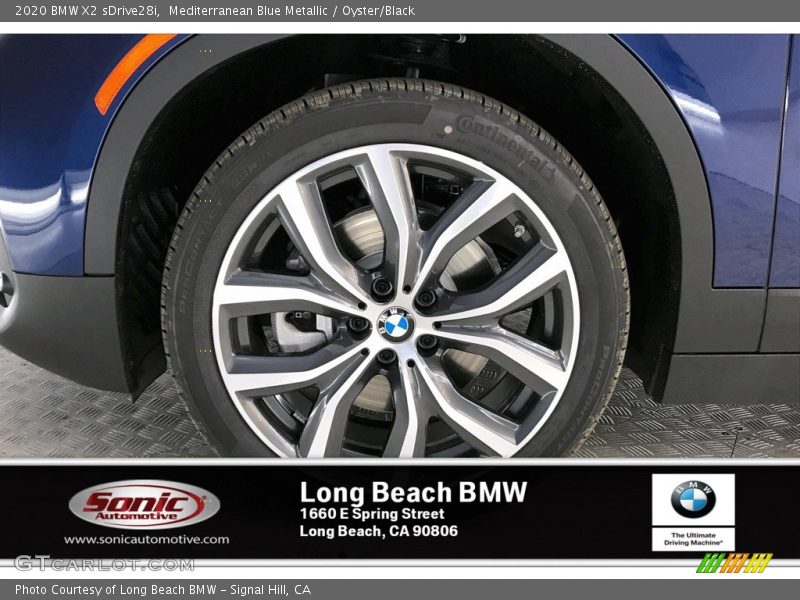 Mediterranean Blue Metallic / Oyster/Black 2020 BMW X2 sDrive28i