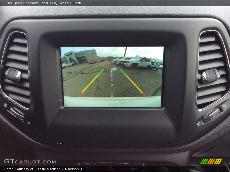 White / Black 2020 Jeep Compass Sport 4x4