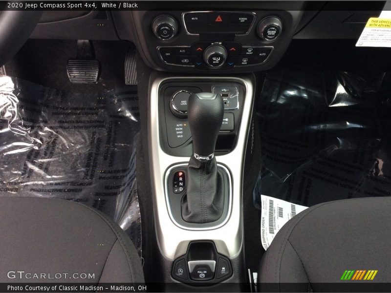 White / Black 2020 Jeep Compass Sport 4x4