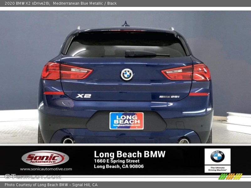 Mediterranean Blue Metallic / Black 2020 BMW X2 sDrive28i