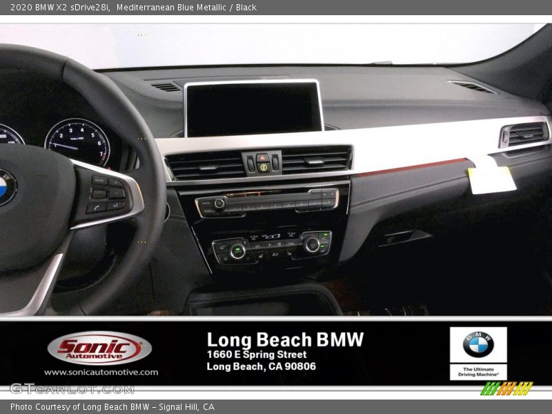 Mediterranean Blue Metallic / Black 2020 BMW X2 sDrive28i