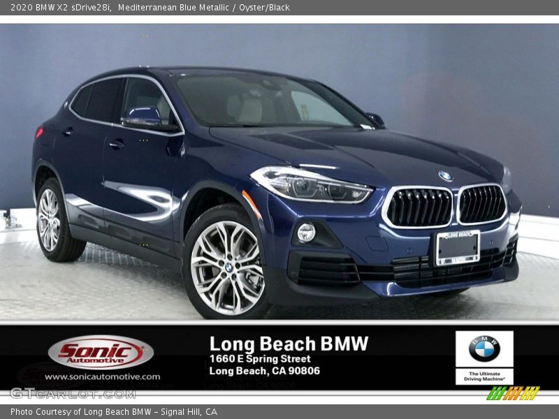 Mediterranean Blue Metallic / Oyster/Black 2020 BMW X2 sDrive28i