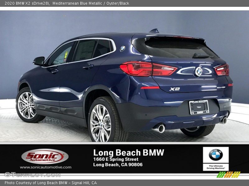 Mediterranean Blue Metallic / Oyster/Black 2020 BMW X2 sDrive28i