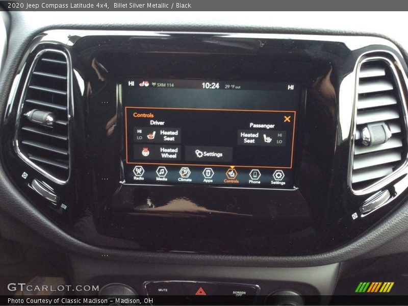 Billet Silver Metallic / Black 2020 Jeep Compass Latitude 4x4