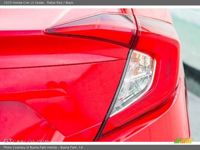 Rallye Red / Black 2020 Honda Civic LX Sedan