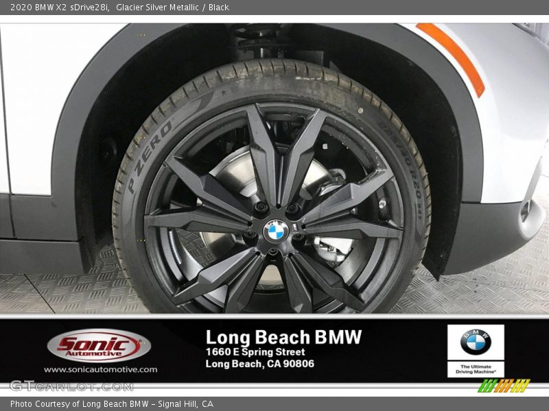Glacier Silver Metallic / Black 2020 BMW X2 sDrive28i