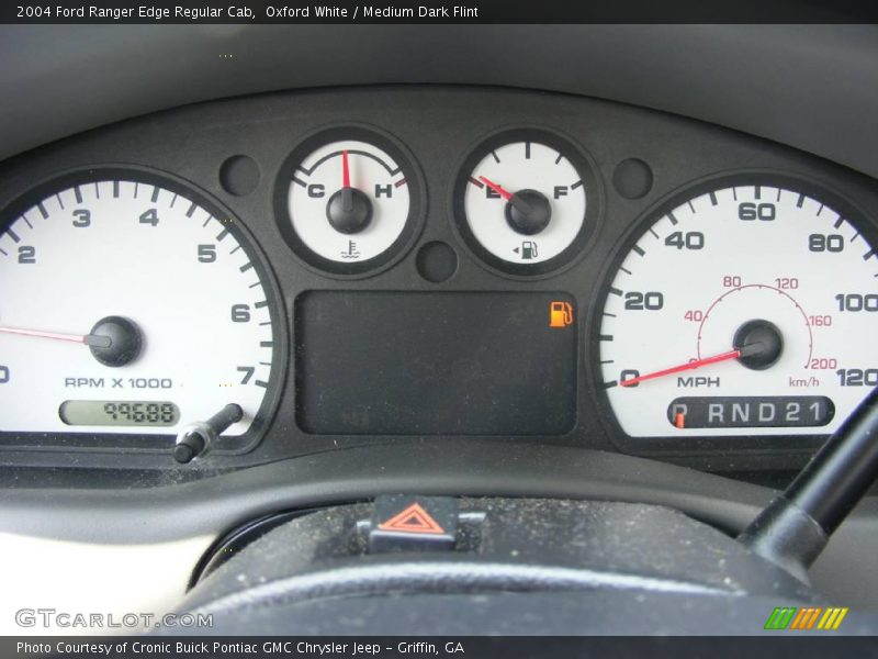 Oxford White / Medium Dark Flint 2004 Ford Ranger Edge Regular Cab