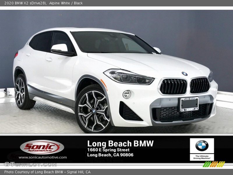 Alpine White / Black 2020 BMW X2 sDrive28i