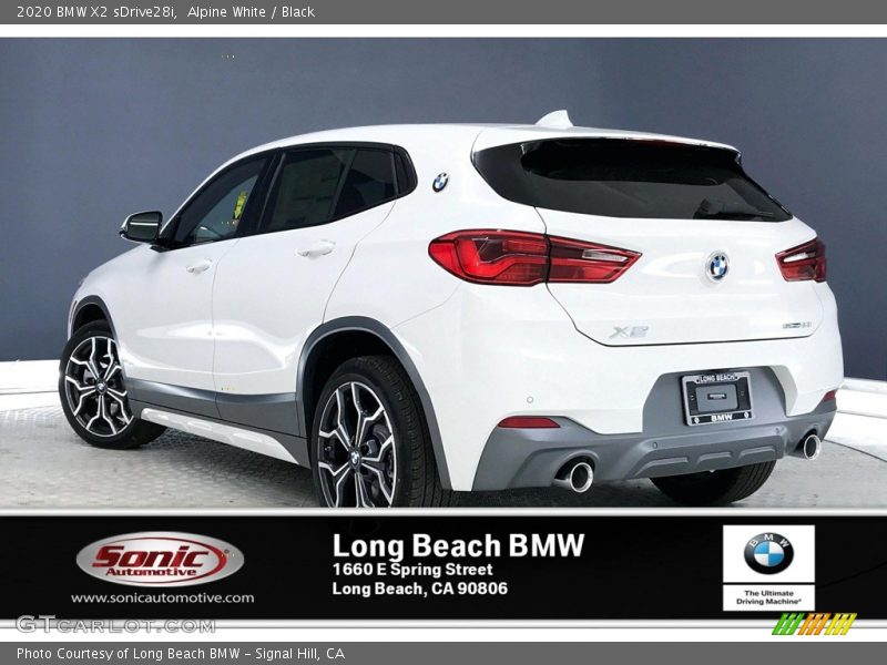 Alpine White / Black 2020 BMW X2 sDrive28i